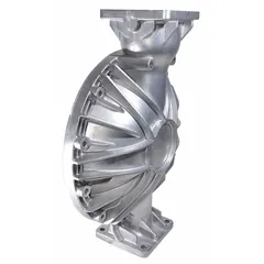 This aluminum fluid chamber is a replacement component for NDP Series double-diaphragm pumps. It houses the fluid being transferred in industrial fluid handling applications. Compatible with NDP Series pumps.