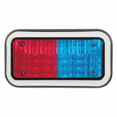 CODE 3 Perimeter Light: Emergency Vehicle Perimeter Light, Blue/Red, 6 W Watt - Emergency Vehicle Perimeter Lights