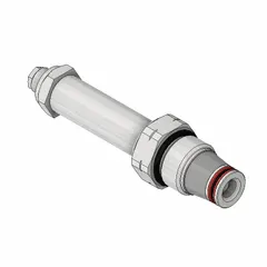 Screw-in, two-position, normally open, two-way poppet valve with C10-2 cavity size. Steel construction with polyurethane seal. Used for on/off flow control in hydraulic systems, providing fail-safe flow when de-energized.