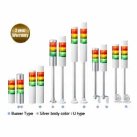 PATLITE Tower Light Mounts and Bases: Tower Light Mount, For LR6, 6 5/8 in Overall Ht, LR6-M2WJNW