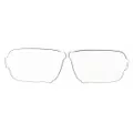 Clear replacement lens with scratch-resistant coating, compatible with ESS ROLLBAR Series safety glasses. Provides optical clarity and impact protection for industrial environments such as machining and material handling.