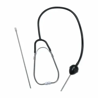 GEARWRENCH Stethoscope: 14 in Lg, 9 1/2 in Wd, Aluminum Steel - Mechanic Stethoscopes