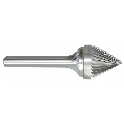 OEM Carbide Bur: 60° Cone - Single-Cut 60-Degree Cone Burs
