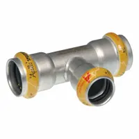 APOLLO Crimp Tee Fitting: 2 in Pipe x 1/2 in Pipe x 2 in CTS Size, Press-fit x Press-fit x Press-fit (MPN 123456873)
