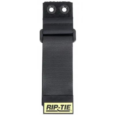RIP-TIE Hook-and-Loop Cinch Strap: 16 in Lg, 4.00 in, 2 in Wd, 90 lb Tensile Strength - Grommet Mount Hook-and-Loop Cable Ties