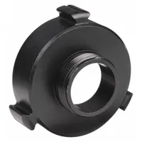 MOON AMERICAN Fire Hose Adapter: 1 1/2 in_2 1/2 in Compatible Pipe Size, NH X NPSH, Straight, Rigid (MPN 369-2521514)