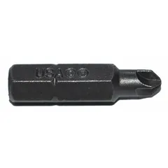 Imperial Torq-Set insert bit, #3 industry size, with standard hex power drive. Made from S2 steel. Suitable for driving Torq-Set fasteners in assembly applications. Pack of 5.