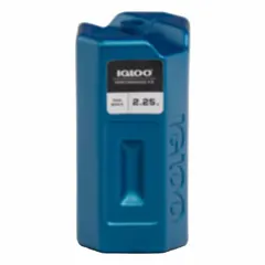 Solid gel ice pack for use in portable coolers, lunch bags, and medical coolers to maintain cold temperatures during transport or storage. Blue color. Dimensions: 3 1/2 in length, 3 1/2 in width, 7 in thickness.