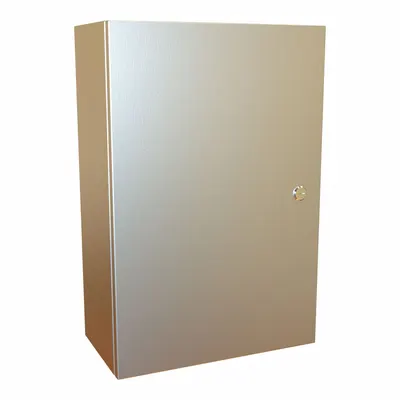 HAMMOND Electrical Enclosure: 304 Stainless Steel, 24 in x 16 in x 8 in, NEMA 12/13/3R/4/4X - Stainless Steel Enclosures