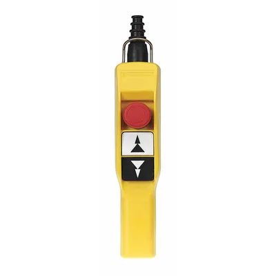 SCHNEIDER Pendant Control Station: (2) Push Buttons/Emergency Stop, 2NO/1NC - Push-Button Pendants
