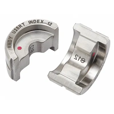 BURNDY Upper and Lower Crimping Die: 1/0 AWG Copper Lug, YA/YS, 1 Sizes - Burndy Replacement Crimping Dies