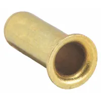 PARKER Tube Insert: 5/16 in OD Fitting Size, Compression, Brass, 17/32 in Overall Lg, 10 PK (MPN 63PT-5-62)