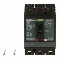 Molded Case Circuit Breaker: 30 A Amps, 65kA at 240V AC, Fixed, Line/Load Lug, ABC, 3 Poles, 600V AC (MPN HGL36030)