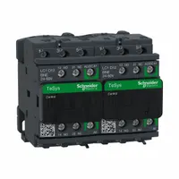 SCHNEIDER IEC Magnetic Contactor: Reversing, 3 Poles, 3NO Contacts, 12 A, 24V AC/48V AC Coil (MPN LC2D12BNE)