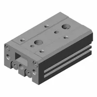 SMC Air Slide Table: 20 mm Stroke Lg, 12 mm Bore Dia, Mfr Part # MXS12-20, MXS Series, Metric