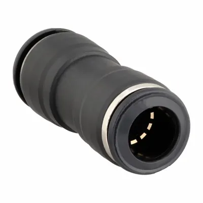 AIGNEP USA Push-to-Connect x Push-to-Connect Adapter Fitting - Nylon & Nickel-Plated Brass Tube Fittings