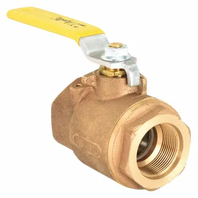 APOLLO Manual Two-Way Ball Valve: 1 1/4 in, Bronze, Straight, Female SAE x Female SAE - Bronze Ball Valves
