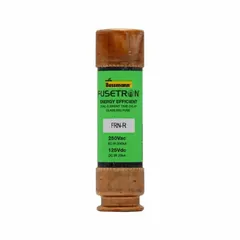 Class RK5 time-delay cylindrical fuse rated 35 A, 250 V AC and 125 V DC. Provides short-circuit and overload protection for motor circuits, transformers, and other inductive loads. Visual indicator shows when the fuse has opened.