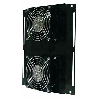 RITTAL Air Distribution Fan, Vertical, 230V AC, 102 cfm, 0.000 in SP - Equipment Rack Cooling Fan Tray