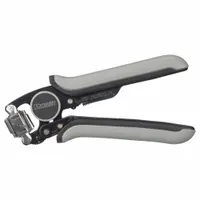 PANDUIT Crimper: Ferrules, Non-Insulated, Deluxe Cushion Grip Insulated Grip, Square Crimp, 28 AWG (MPN CT-1201)