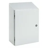 HOFFMAN Sloped Top Enclosure: 304 Stainless Steel, 20 in x 20 in x 8 in, NEMA 12/3R/4/4X, Hinged (MPN CSD20208SSST)