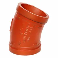 GRUVLOK Metal Pipe Elbow: 22 1/2° Elbow, 3 in x 3 in (MPN 0390015402)