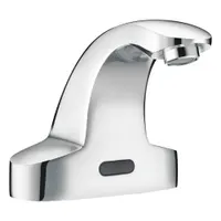 SLOAN Bathroom Sensor Faucet: SF, Brass, Chrome Finish, Centerset, Battery, Back-Check Tee, Aerated (MPN SF2350)
