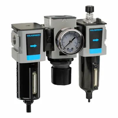 WILKERSON Filter/Regulator/Lubricator: 1/2 in NPT, 85 scfm, 250 psig Max Op Pressure - Wilkerson Filter, Regulator & Lubricators (FRLs)