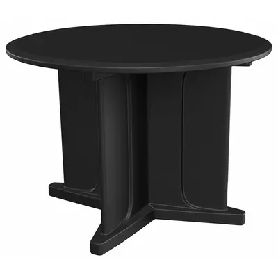 CORTECH Table: 29 in Overall Ht, 42 in Overall Dia, No Game Top, Ballast Accepted - Round X-Base Tables