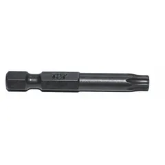 Set of five T27 Torx® power bits with hex shank for use with power tools. Suitable for driving Torx fasteners in industrial assembly and maintenance applications.