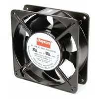 DAYTON Axial Fan: 70 cfm_76 cfm Airflow @ 0.000 in SP, 4 11/16 in Ht, 1 1/2 in Dp, Terminals, IP20 (MPN 4WT49)