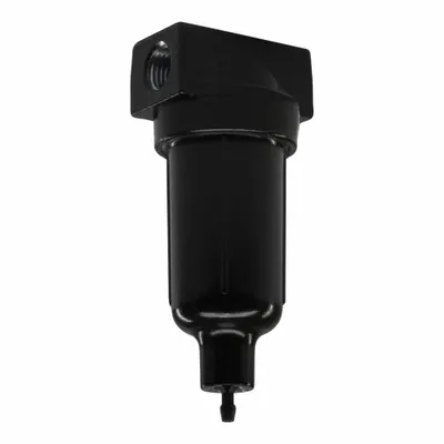 Parker Filter: Particulate, 1/4 in NPT, 40 micron, 24 scfm, 250 psig Max Op Pressure - Parker FRL Air Filters