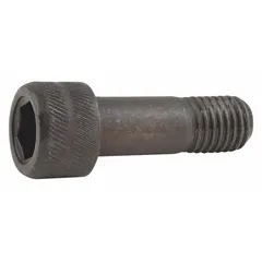Replacement hook block screw for CM 640 Series lever chain hoists with a 1,500 lb load capacity. Secures the hook block assembly in material handling applications requiring precise load control.