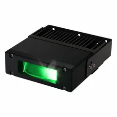 Green LED line projector for safety line light marking. Projects a green line signal to define zones, walkways, or boundaries. Includes projector and lens assembly. 50 W power.
