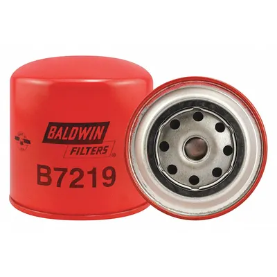 BALDWIN FILTERS Oil Filter: B7219, 3/4"-16 Thread Size, 4 3/8 in Overall Ht - Spin-On Oil Filters