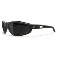 EDGE EYEWEAR Safety Glasses: Smoke Lens, Full-Frame, Metal Detectable, Black Frame, Dakura Series (MPN SW116)