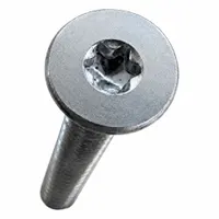 Machine Screw: #6-32 Thread Size, 2 in Lg, Steel, Zinc-Plated, Flat, Torx®/Star, 50 PK (MPN 400595)