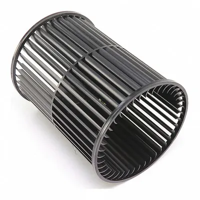 CARRIER Blower Wheel: 6 3/8 in Dia, 8 1/2 in W, CW Hub End, Steel Wheel, 1 Inlets - Dual-Inlet Forward-Curved Blower Wheels