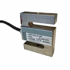 This B-TEK S Beam load cell is designed for tension force measurement in industrial weighing applications such as hopper and tank weighing, material testing, and process control. It offers a 1,000 lbf capacity with 0.02% hysteresis and 0.01% repeatability, and includes a 20 ft cable for flexible installation.