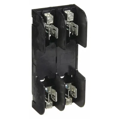 MERSEN Fuse Block: Open Block Design, 2 Pole, 600 V AC, Box Lug - Fuse Blocks for UL Class H & K Fuses