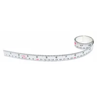 US TAPE Adhesive Backed Tape Measure: Metric/SAE, Inch/Metric, Decimal, Left to Right, 1/16 in (MPN 50014)