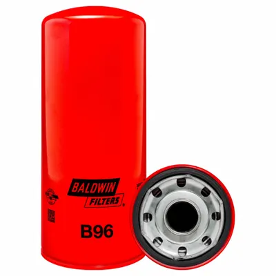 BALDWIN FILTERS Oil Filter: B96, LF670, 1 1/2"-12 Thread Size, 11 5/16 in Overall Ht, Oil - Spin-On Oil Filters