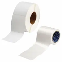 Label and Laminating Kit: Label and Laminating Kit, Polyester, White, Permanent Adhesive, 3 in Wd (MPN J50-261-2569-KT)