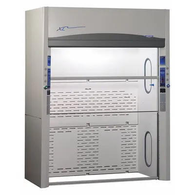 LABCONCO Floor-Mounted Hood: 4 ft Overall Wd, Blower Included No (Required) - High Performance Ducted Fume Hoods
