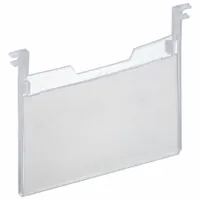 AKRO-MILS Label Holder: 5 3/4 in x 4 3/4 in, Clear, 6 Label Holders, Adhered (MPN 35010)