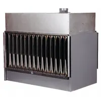 DAYTON Gas-Fired Duct Furnace: 250,000 BtuH Heating Capacity Input, 409 Stainless Steel, Bottom