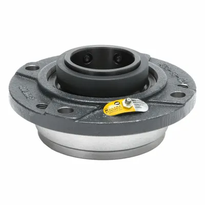 MOLINE BEARING 4 Bolt Flange Bearing: Spherical Roller, 2 1/2 in Bore, Cast Iron - Flange-Mount Spherical Roller Bearings