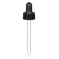 Cap: 20 mm Dia, Black, Polypropylene, Unlined, 20-400 mm Screw Closure Size, 12 Closures Included (MPN CAP-05740)