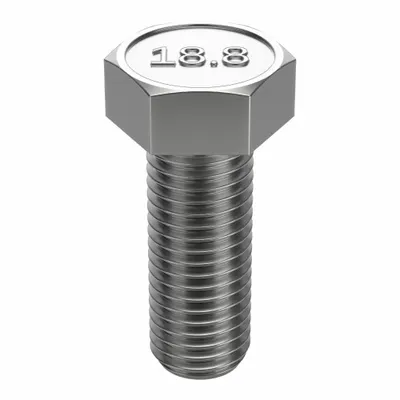 FOREVERBOLT Hex Head Cap Screw: Stainless Steel, A2, NL-19, 3/4"-10, Coarse, 2 1/2 in lg - 18-8 Stainless Steel Hex Head Cap Screws