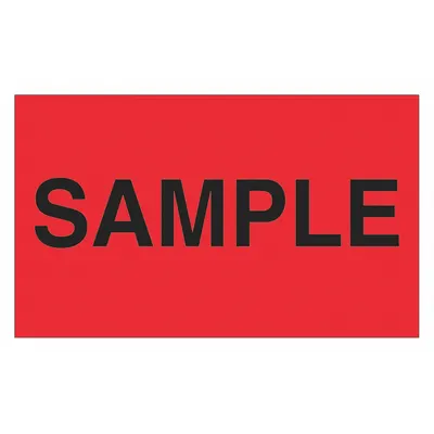 TAPE LOGIC Label,Sample,3x5": 500 PK (MPN DL2781) - Shipping & Receiving Message Labels